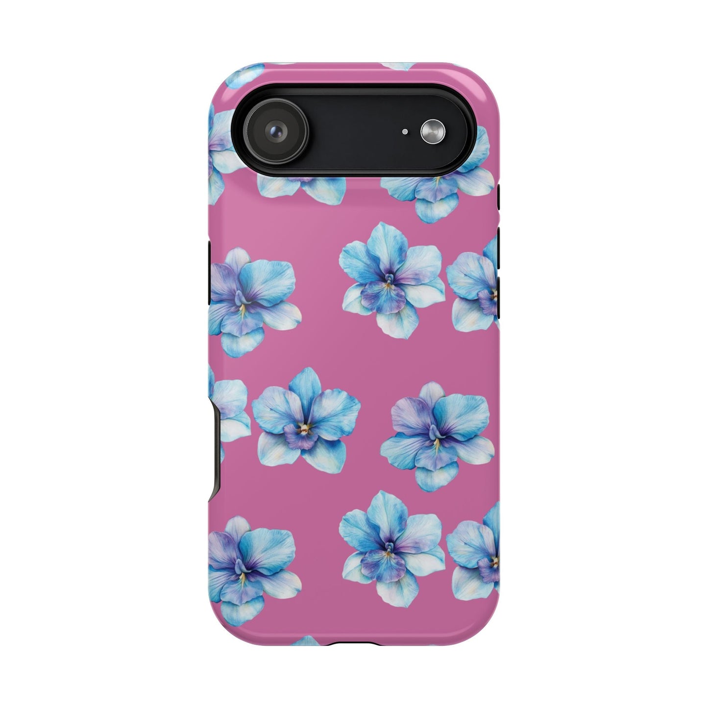 Blue Florals - iPhone 17 Air / Glossy - Phone Case