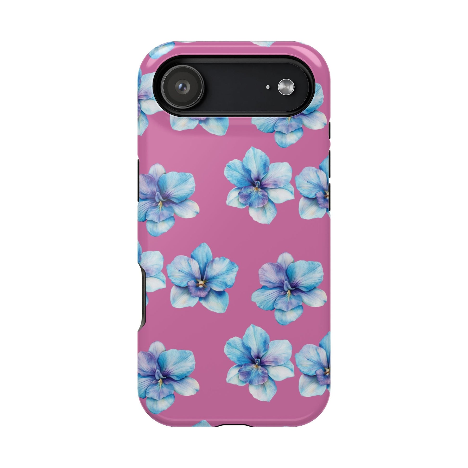 Blue Florals - iPhone 17 Air / Glossy - Phone Case