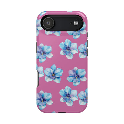 Blue Florals - iPhone 17 Air / Glossy - Phone Case