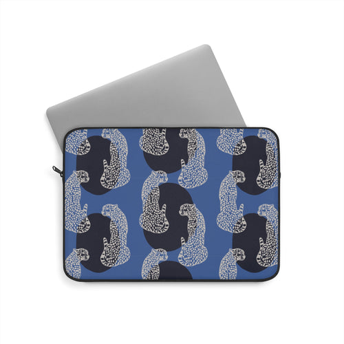 Blue Leopard - Laptop Sleeve