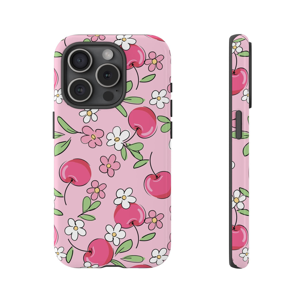 Cherry Blossom - iPhone 15 Pro / Glossy - Phone Case