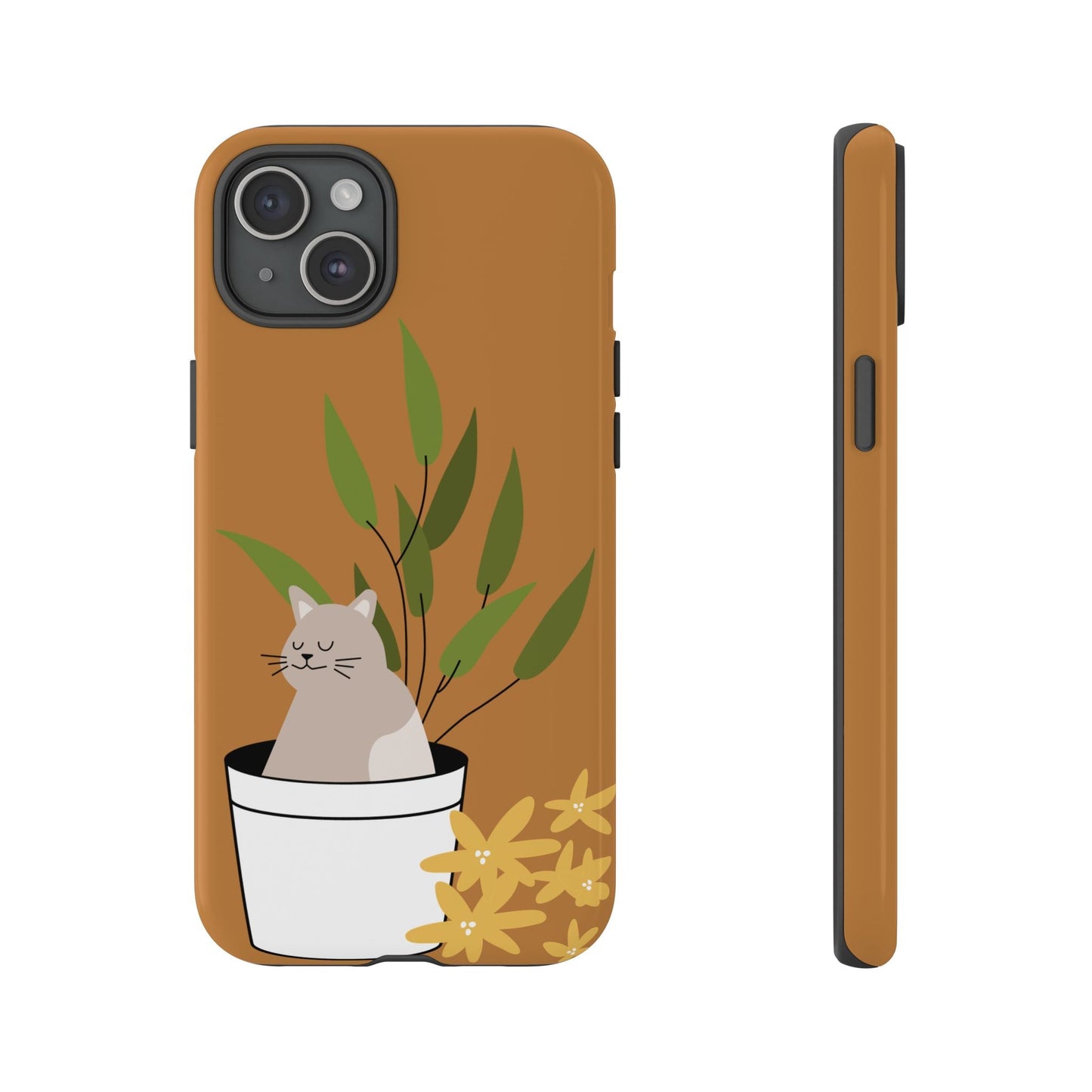 Cute Cat Phone Case. - iPhone 15 Plus / Glossy - Phone Case