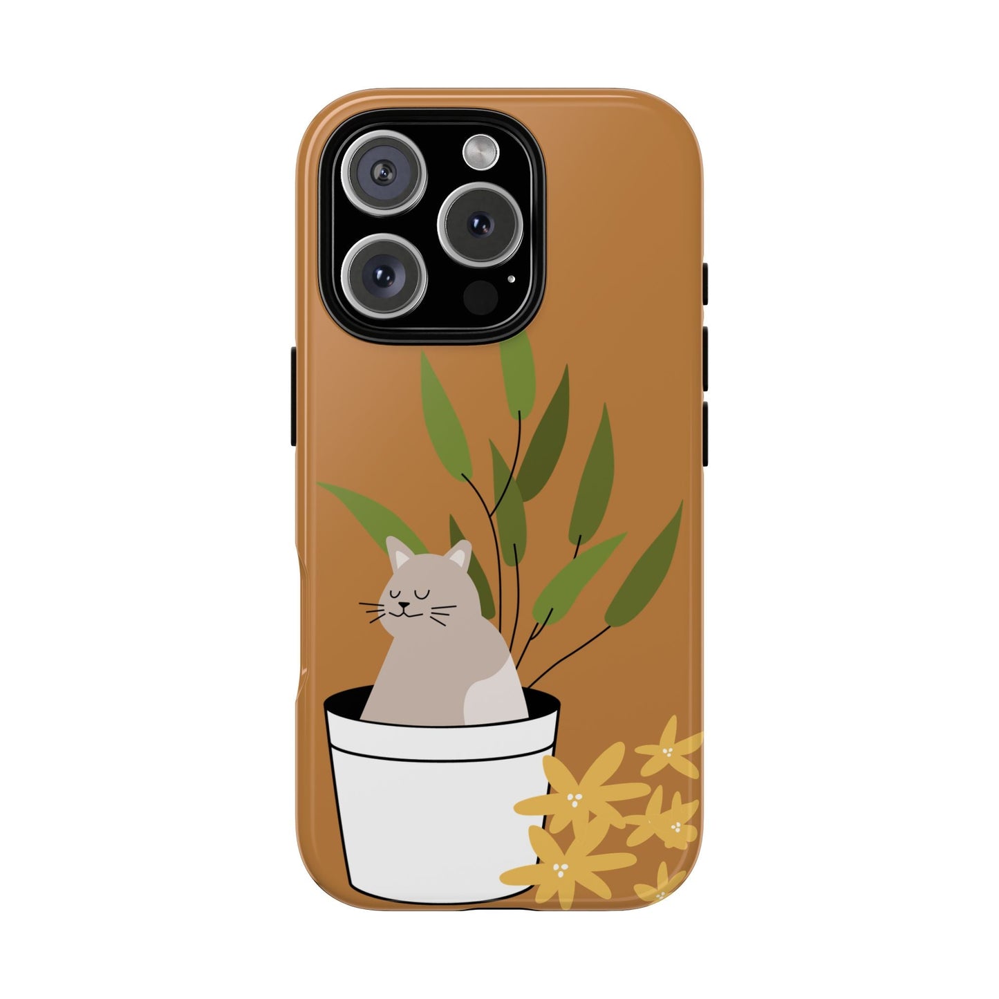Cute Cat Phone Case. - iPhone 16 Pro / Glossy - Phone Case