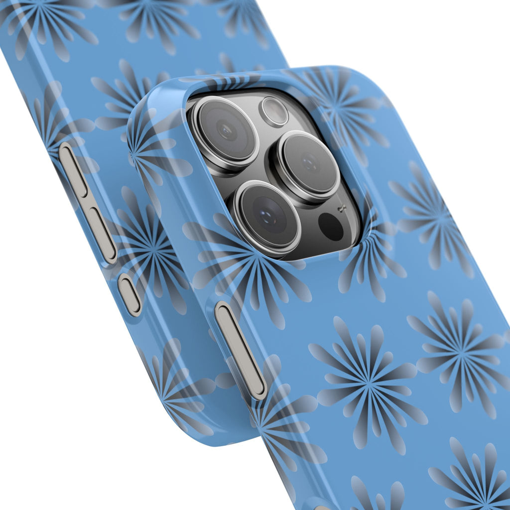 Floral Blue Phone Case. - Phone Case