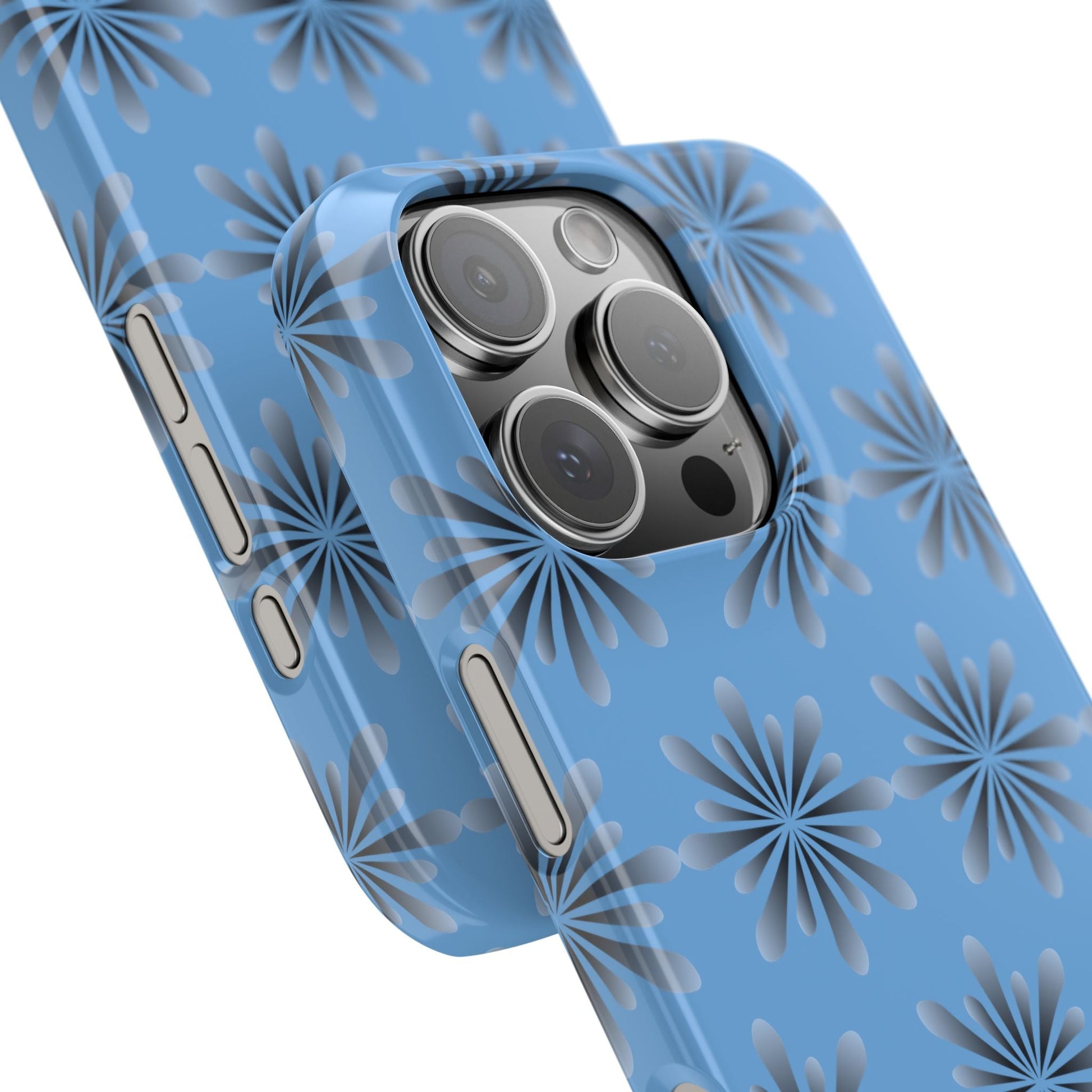 Floral Blue Phone Case. - Phone Case