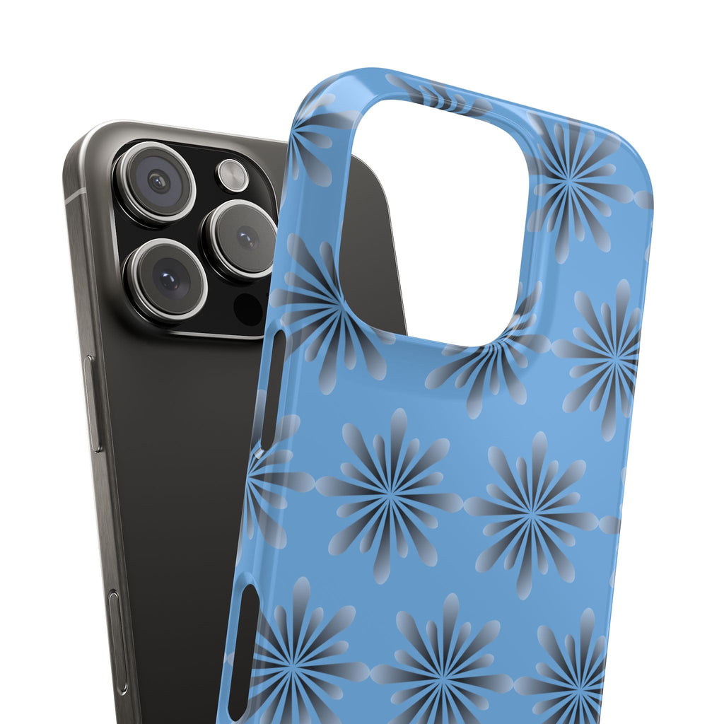 Floral Blue Phone Case. - Phone Case