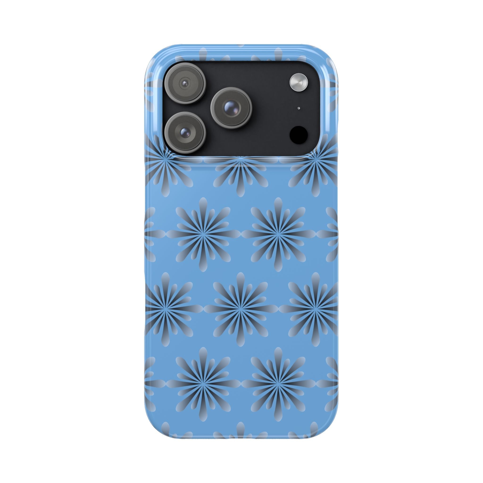 Floral Blue Phone Case. - iPhone 17 Pro - Phone Case