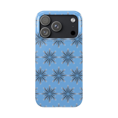 Floral Blue Phone Case. - iPhone 17 Pro - Phone Case