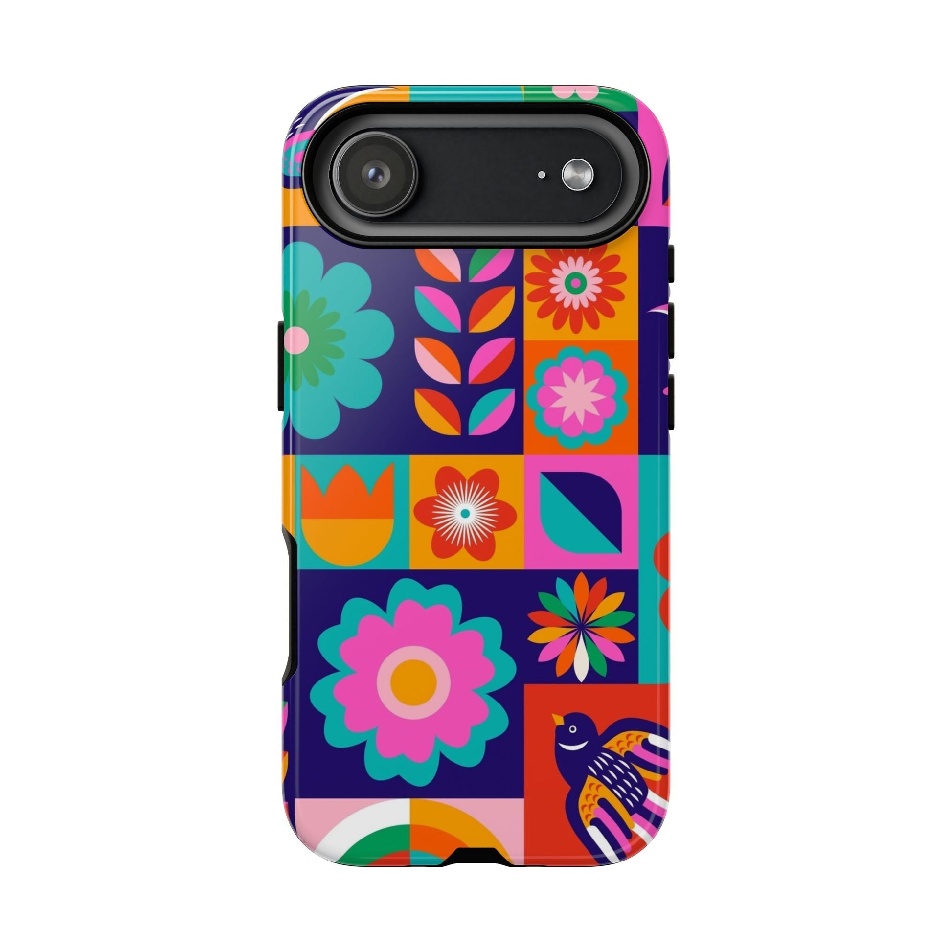 Floral Mosaic - iPhone 17 Air / Glossy - Phone Case