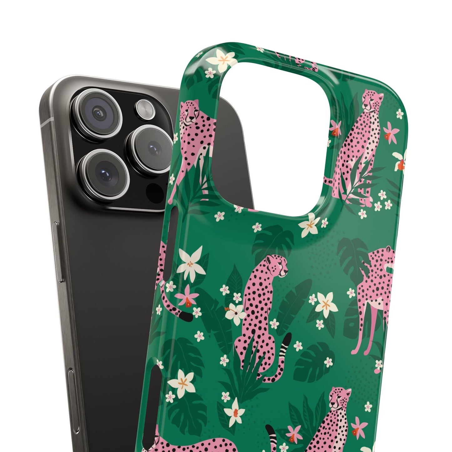 Green Leopard - Phone Case