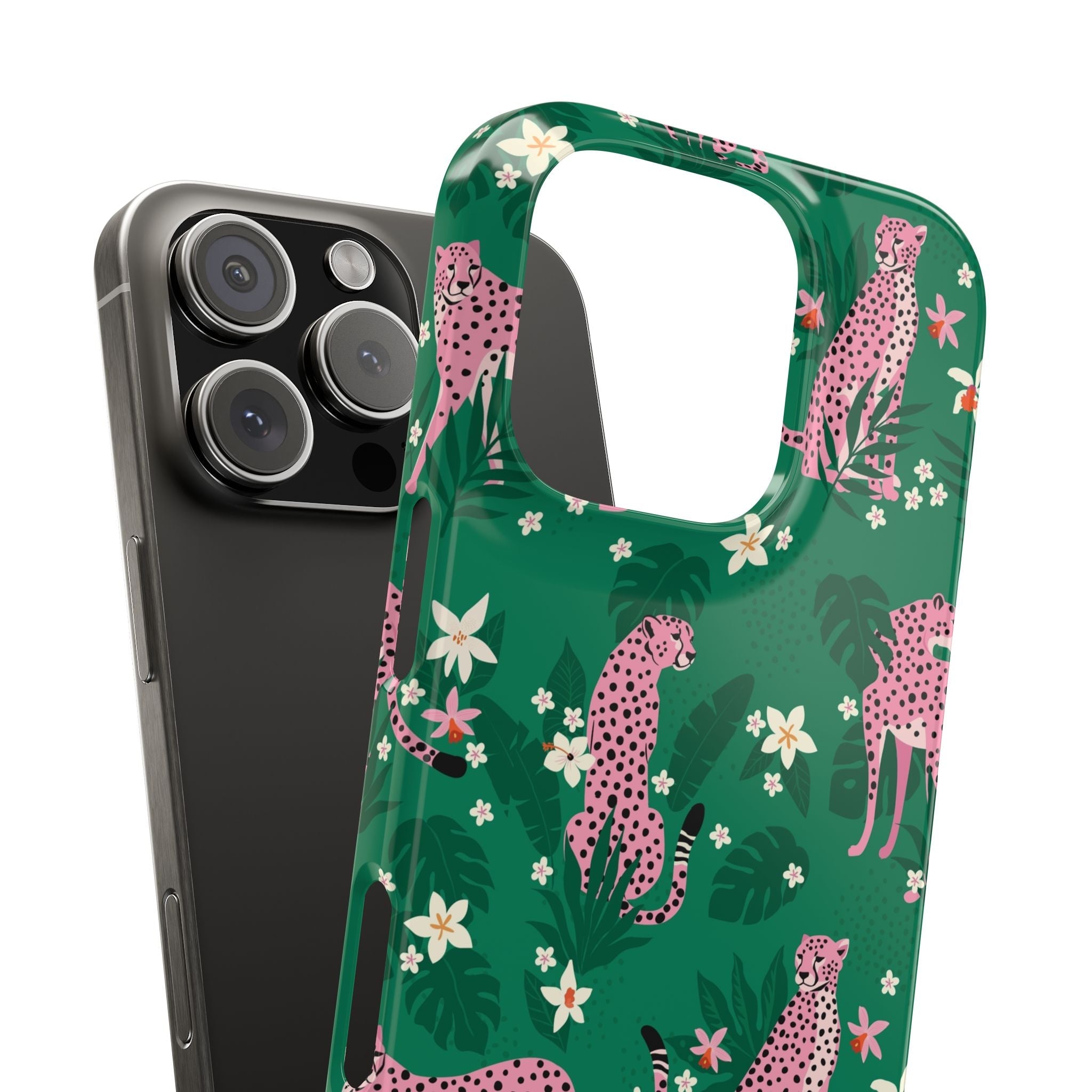 Green Leopard - Phone Case