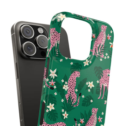 Green Leopard - Phone Case