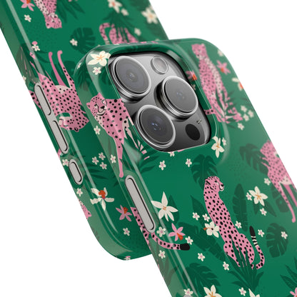 Green Leopard - Phone Case