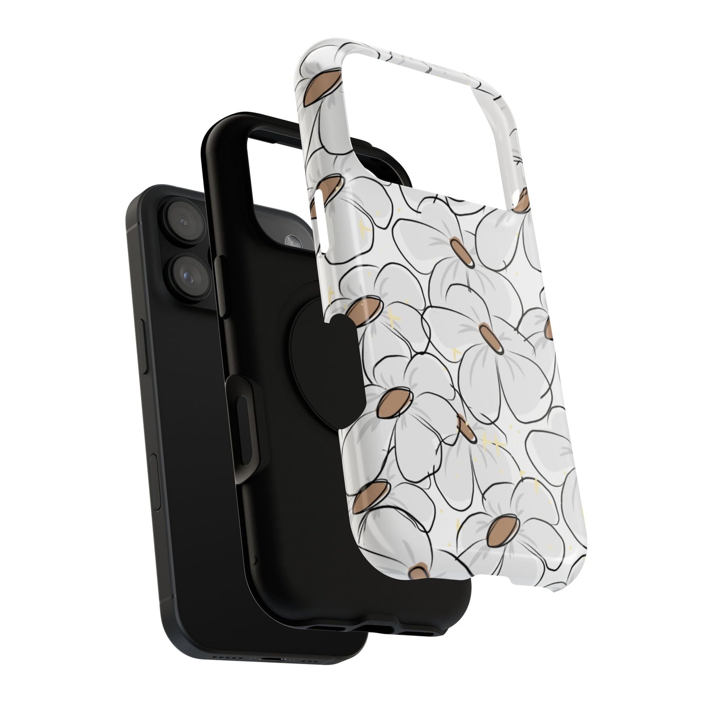 Grey Daisy - Phone Case