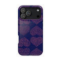 Heart Dots - iPhone 17 Pro Max / Glossy - Phone Case