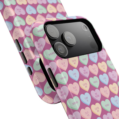 Colorful candy heart pattern iPhone cover, stylish and protective case by i-Cover
