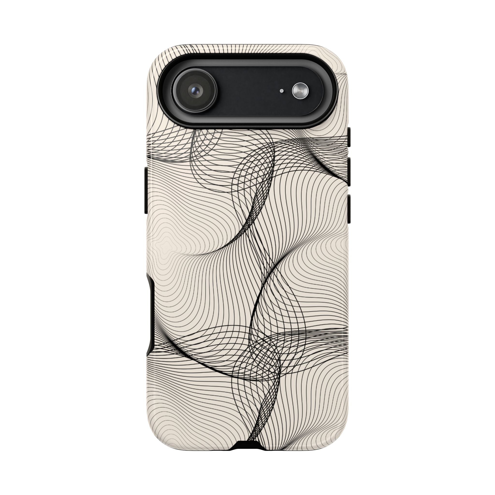 Line Waves - iPhone 17 Air / Glossy - Phone Case
