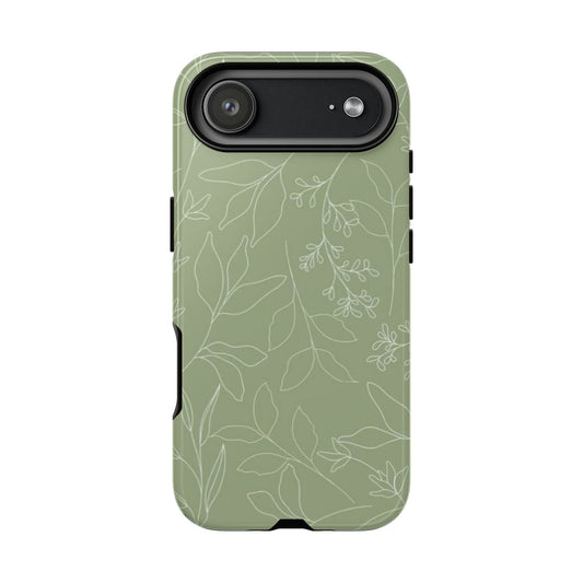 Olive Leaf - iPhone 17 Air / Glossy - Phone Case