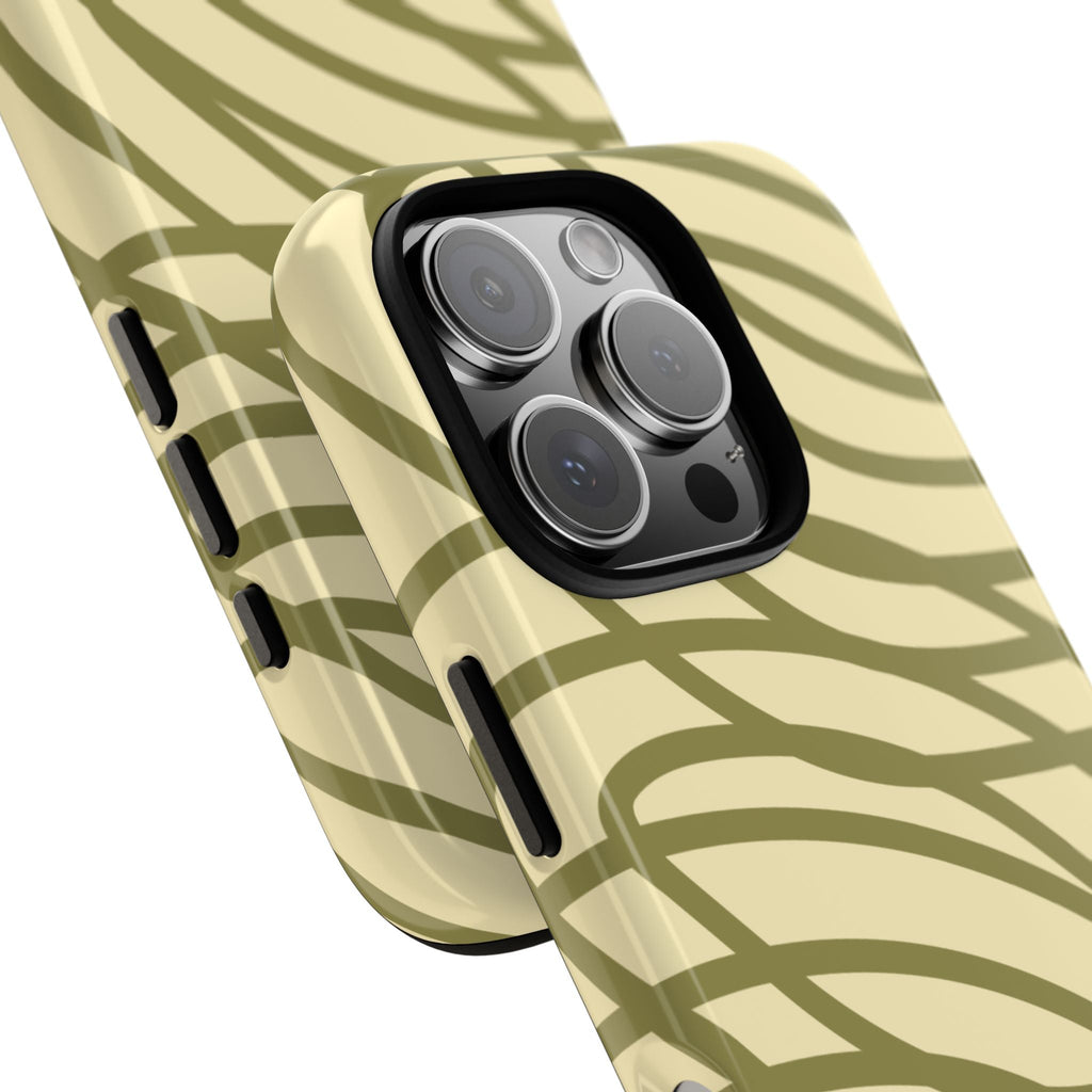 Olive Spiral - iPhone 16 Pro / Glossy - Phone Case