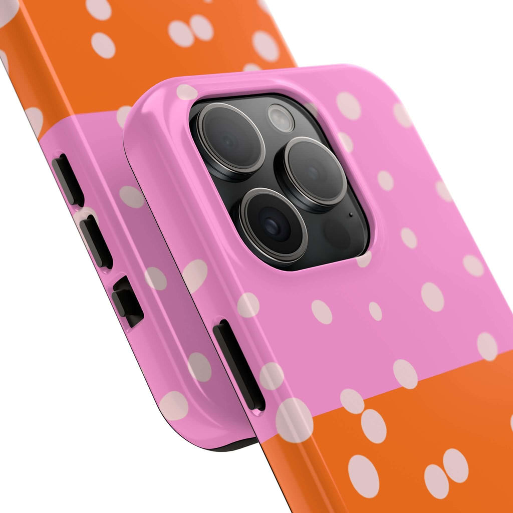 Orange Dot - iPhone 15 Pro - Phone Case