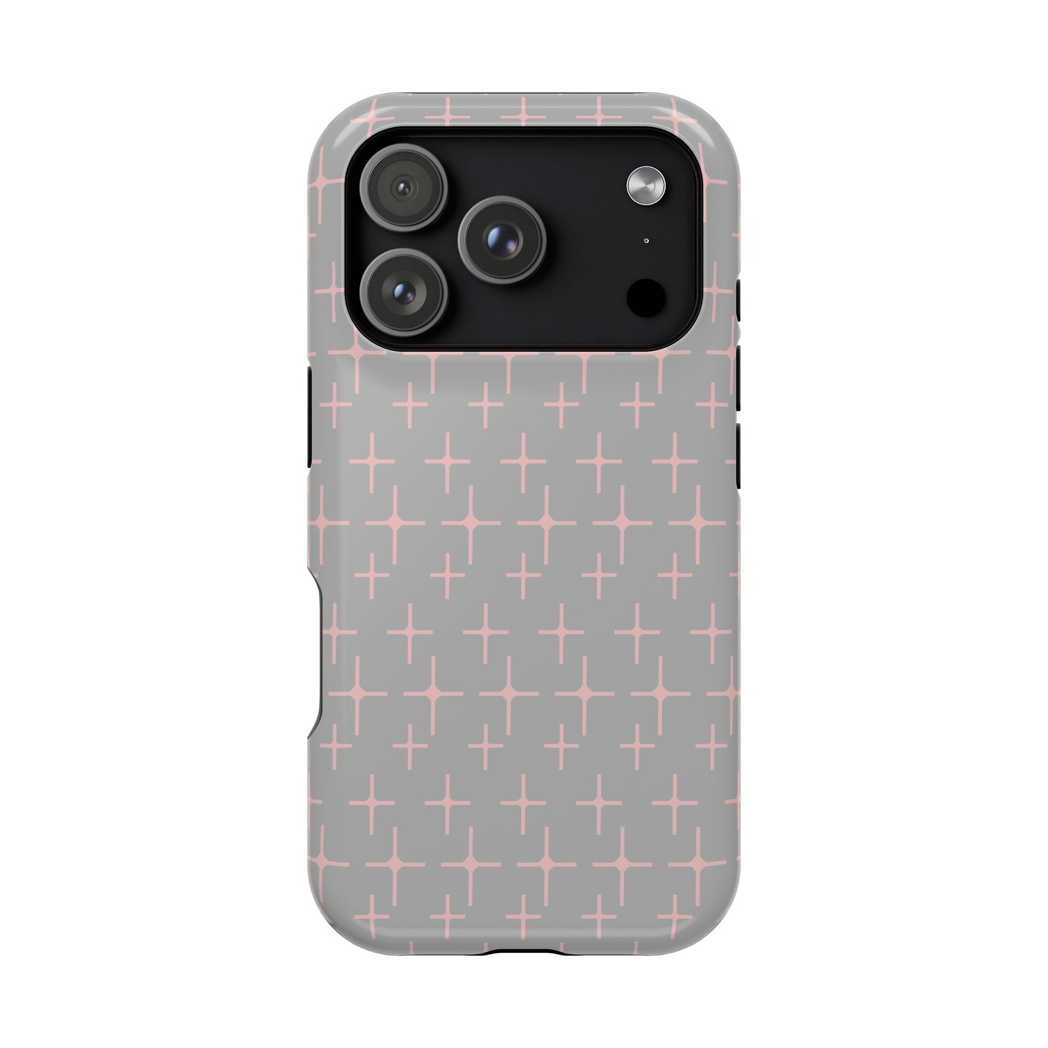 Pink Crosses - iPhone 17 Pro / Glossy - Phone Case