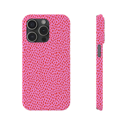 Pink Dot - iPhone 15 Pro - Phone Case