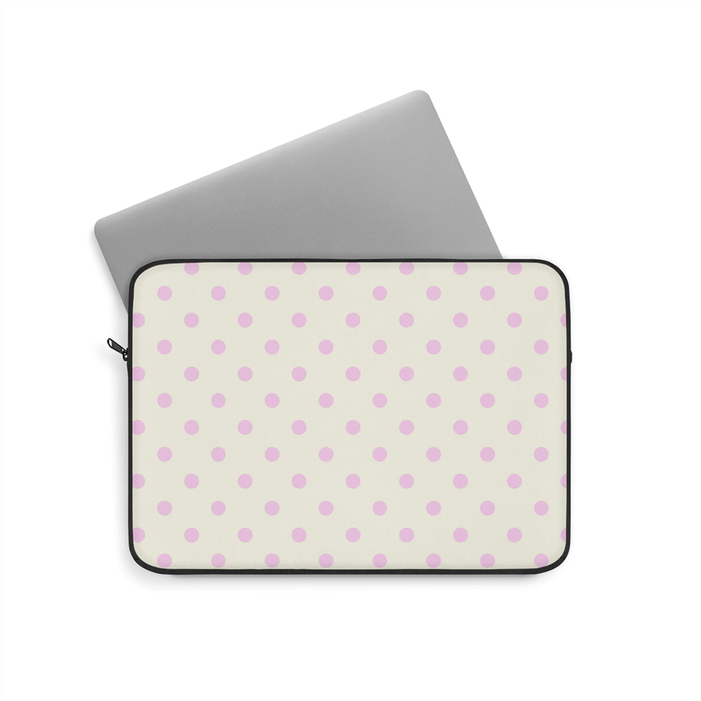 Pink Polka Dot - Laptop Sleeve