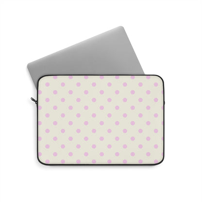 Pink Polka Dot - Laptop Sleeve