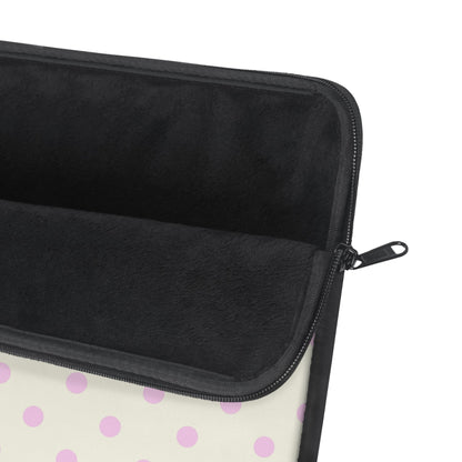 Pink Polka Dot - Laptop Sleeve