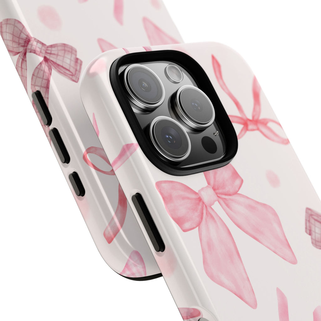 Pink Ribbon - iPhone 16 Pro / Glossy - Phone Case