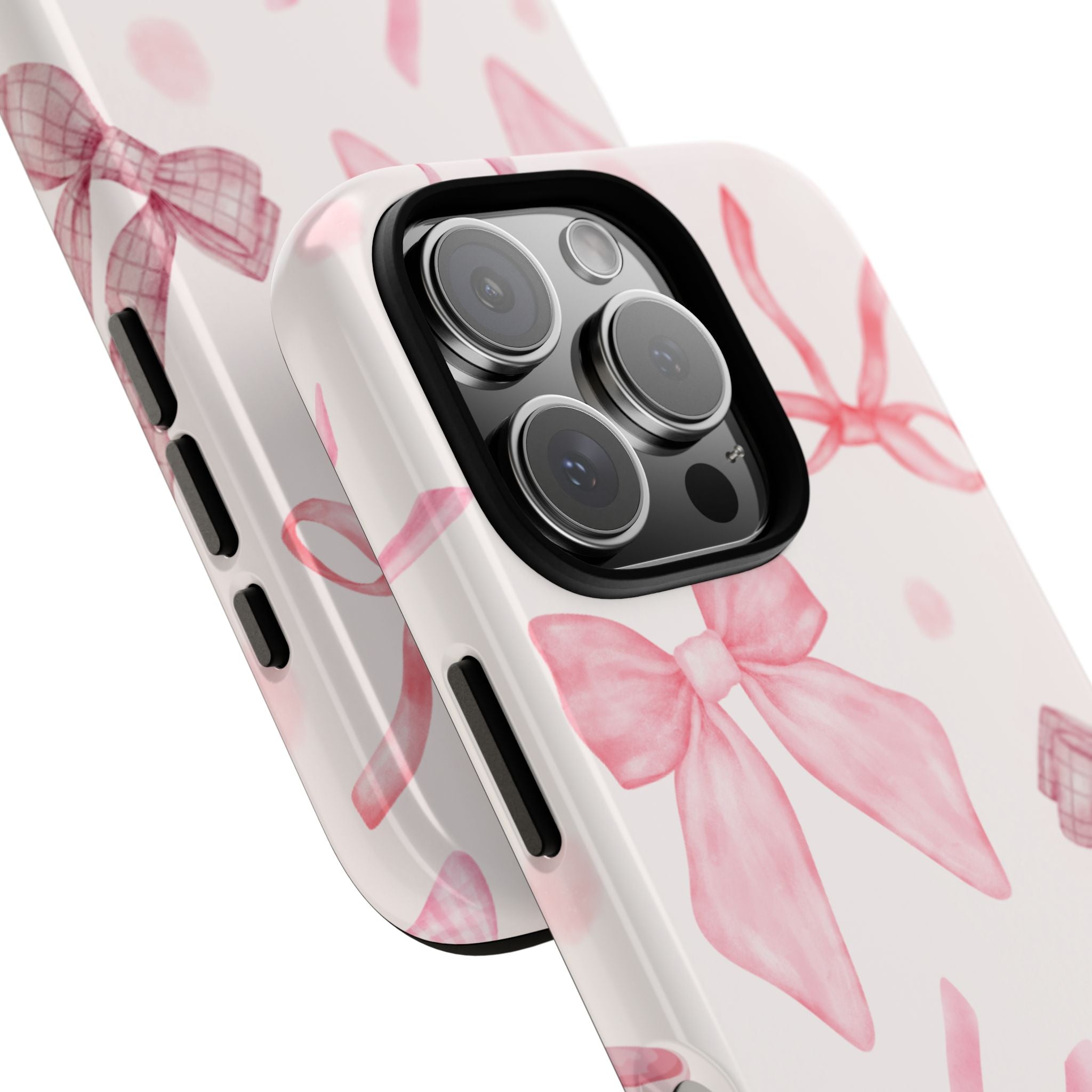 Pink Ribbon - iPhone 16 Pro / Glossy - Phone Case