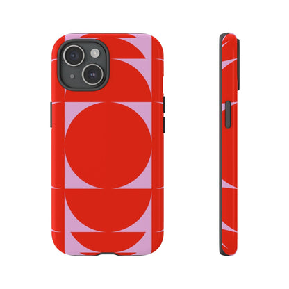 Red Circle - iPhone 15 / Glossy - Phone Case