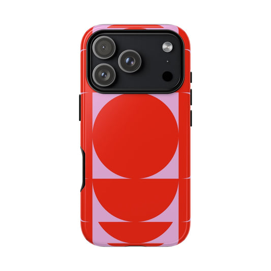Red Circle - iPhone 17 Pro / Glossy - Phone Case