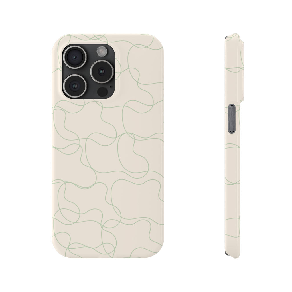 Sage Contour - iPhone 15 Pro - Phone Case