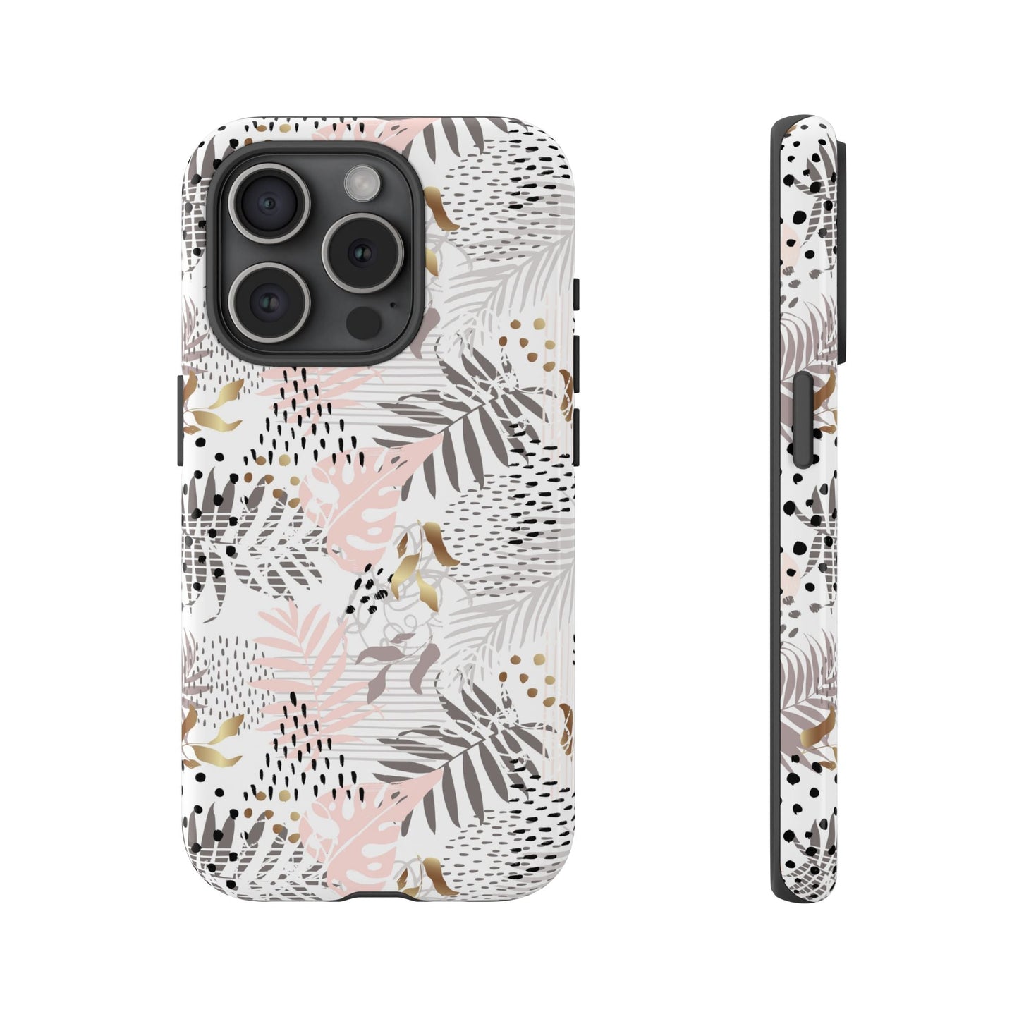 Tropical Dots - iPhone 15 Pro / Glossy - Phone Case